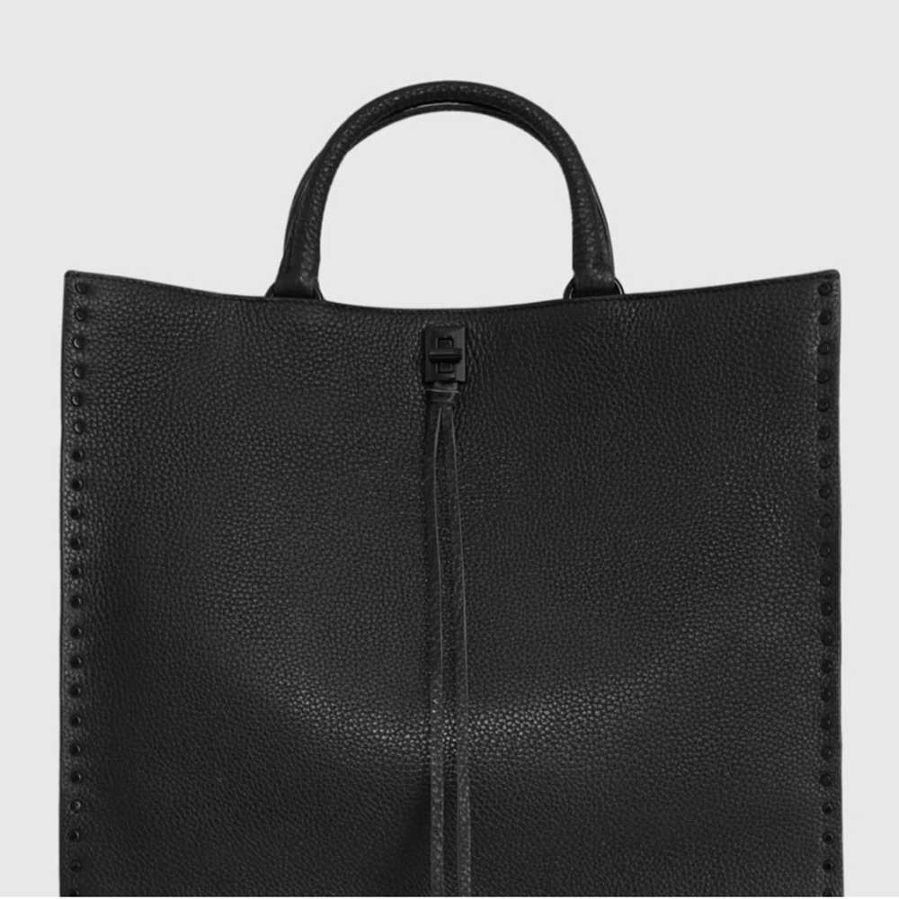 Rebecca Minkoff Black Textured Tote